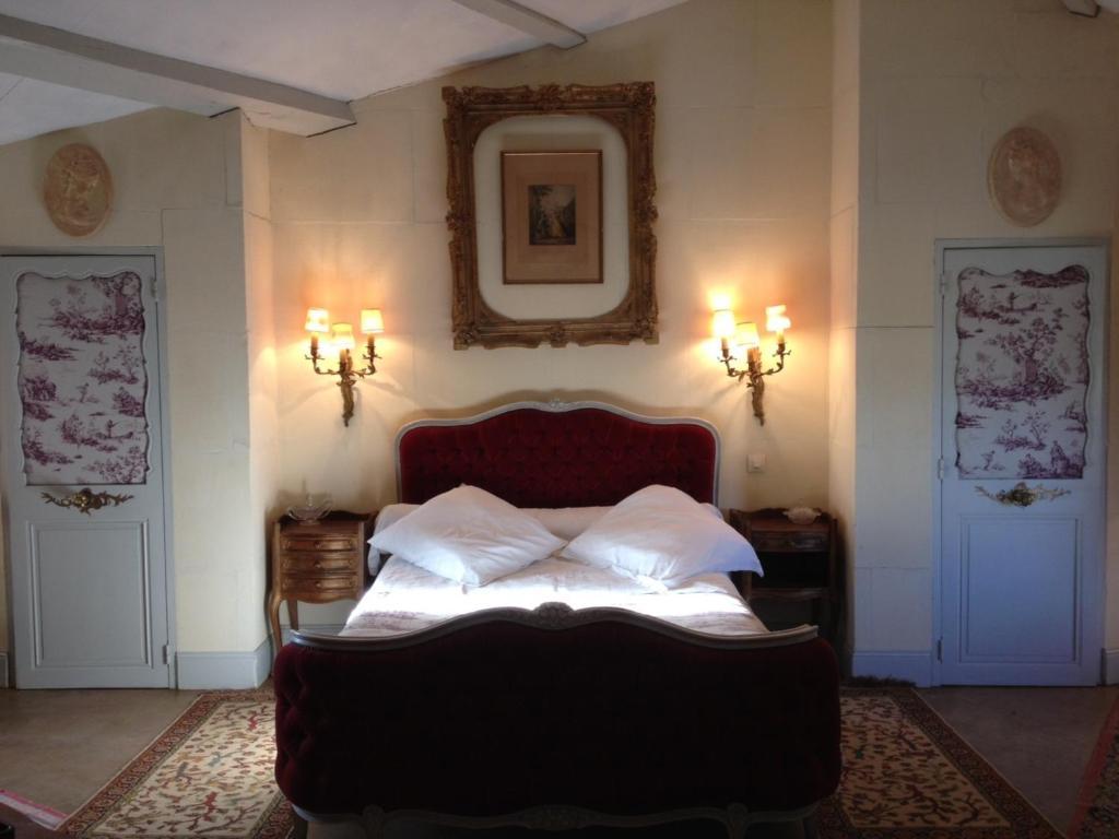 Bed and Breakfast Domaine De Rennebourg Saint Denis Du Pin Zimmer foto